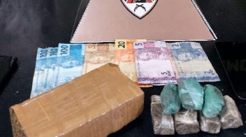 drogas apreendidas durante operação policial na br 459