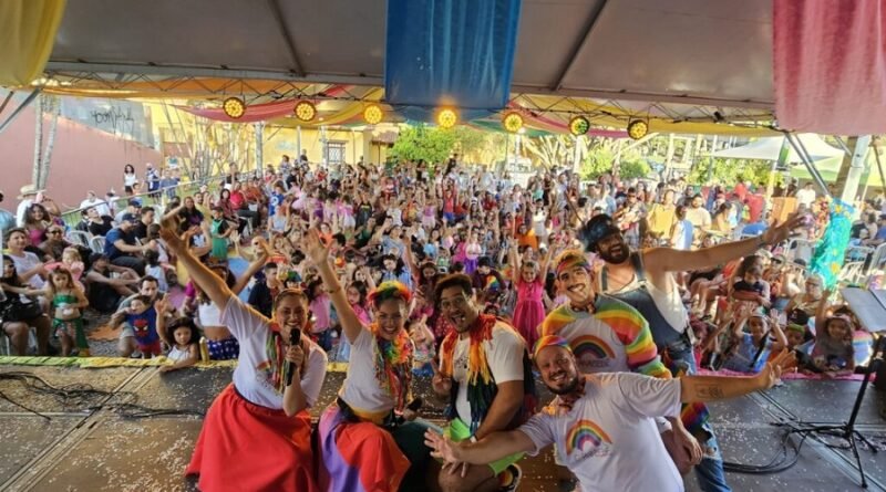 Carnabebê, uma das atrações infantis da programação do carnaval de Poços de Caldas-MG