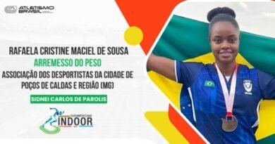 Rafaela Cristine atleta de arremesso do peso