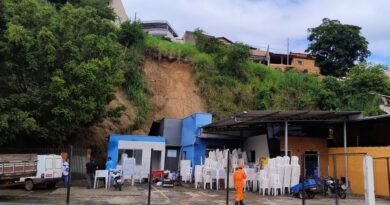 deslizamento de terra em Machado-MG
