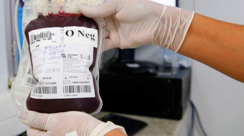 bolsa de sangue o negativo