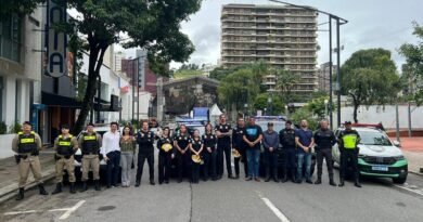 lançamento da campanha de segurança para o carnaval em Poços de Caldas-MG