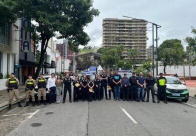 lançamento da campanha de segurança para o carnaval em Poços de Caldas-MG