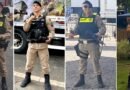 policiais militares pilotando drones durante o carnaval na capital mineira