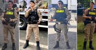 policiais militares pilotando drones durante o carnaval na capital mineira