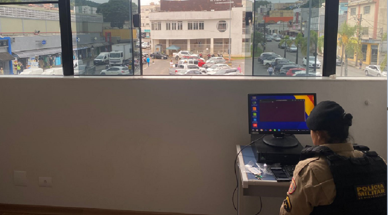 Ponto de Apoio da PM no Mercado Municipal de Poços de Caldas-MG