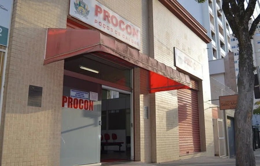 fachada do procon de Poços de Caldas -MG