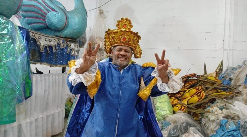Tamir novo rei momo do carnaval 2026 de Poços de Caldas-MG
