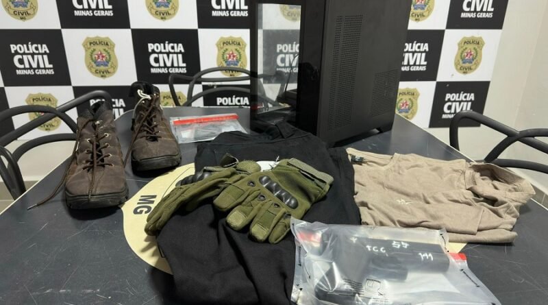 material apreendido na casa de adolescente que postou vídeo no tik tok com possivel ameça a uma escola