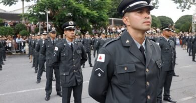 Formatura de militares da turma Miguel Arcanjo, do Curso de Formação de Soldados do Corpo de Bombeiros de Minas Gerais