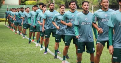 Apresentação dos jogadores da Caldense