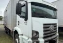 caminhão que será leiloado pela Receita Federal em Poços de Caldas