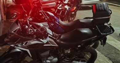 moto adulterada apreendida em Andradas