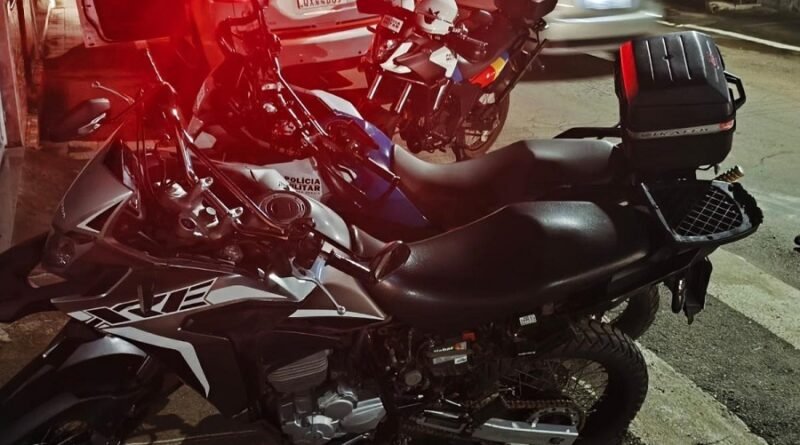 moto adulterada apreendida em Andradas