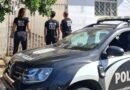 equipe da Polícia Civil durante a Operação Amparo