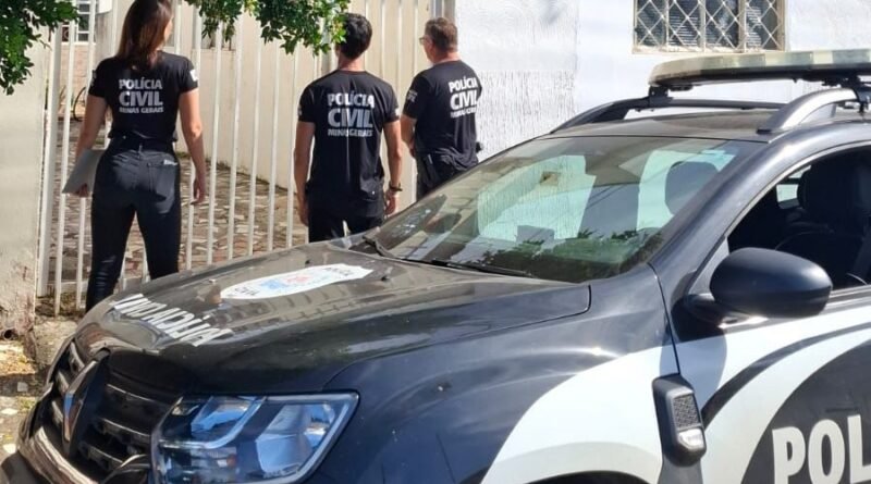 equipe da Polícia Civil durante a Operação Amparo