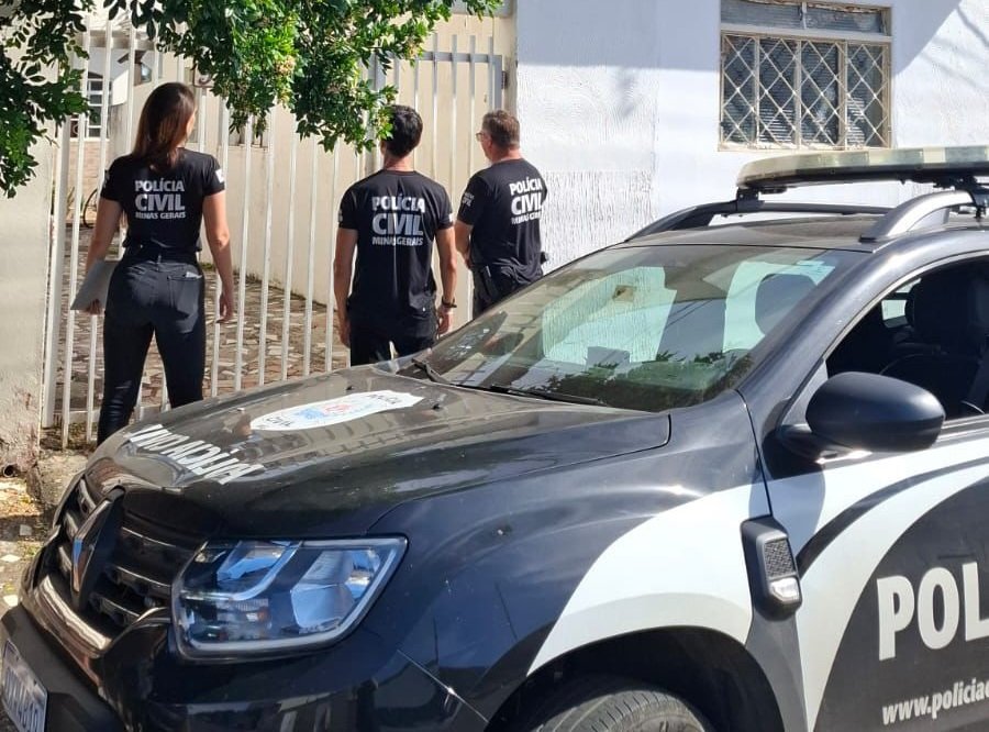 equipe da Polícia Civil durante a Operação Amparo