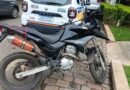 moto furtada recuperada pela PM em Campestre-MG