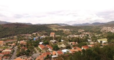 vista panorâmica de Águas da Prata-SP