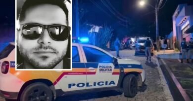 viatua da pm no local onde o sargento Rodrigo foi morto a tiros em Campo Belo MG