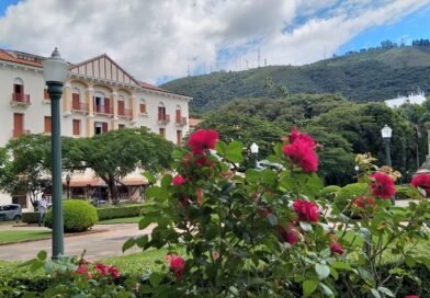 Praça Pedro Sanches em Poços de Caldas
