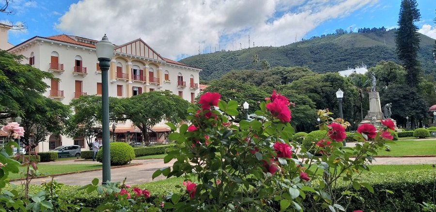 Praça Pedro Sanches em Poços de Caldas