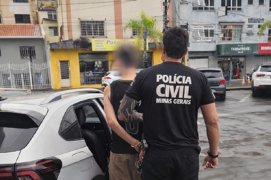 suspeito de violência doméstica preso pela Polícia Civil