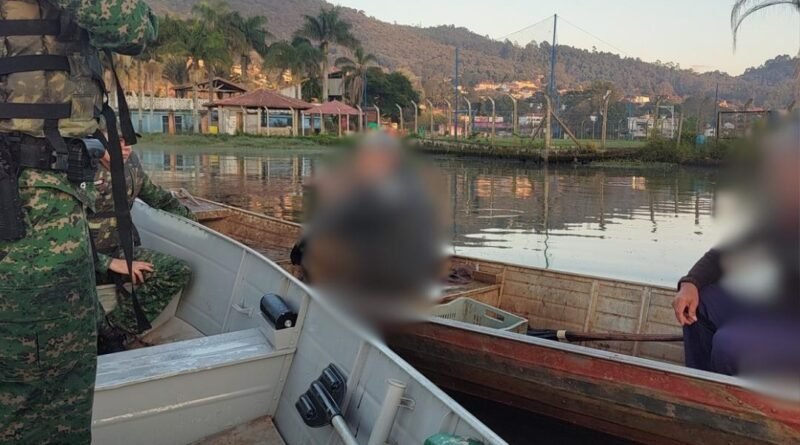 PM do Meio Ambiente faz fiscalização contra pesca ilegal