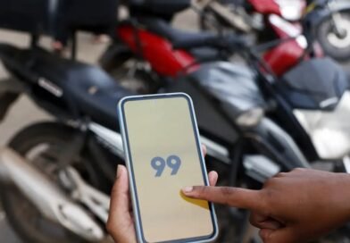 app de transporte no celular