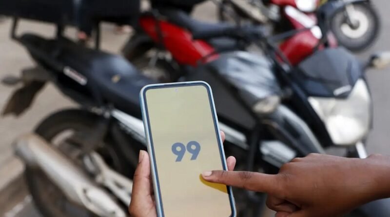 app de transporte no celular