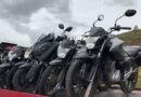 motos apreendidas durante operação da PMRv