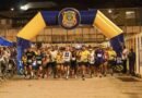 atletas durante a largada da corrida da PRF em Poços de Caldas