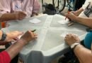 idosos durante o bingo da cidadania
