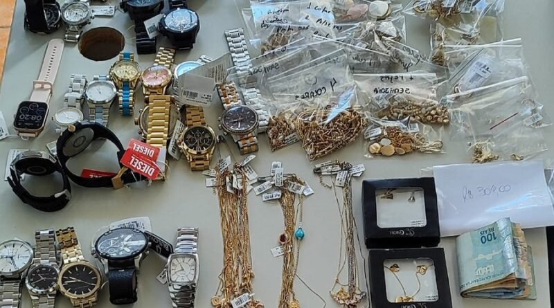 joias furtadas de joalheria no shopping