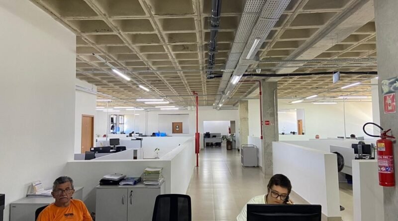 recepção da secretaria de meio ambiente