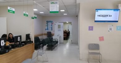 recepção da UPA de Poços de Caldas-MG