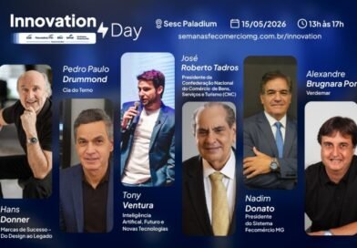 Sistema Fecomércio MG, Sesc e Senac realizam Innovation Day, para debater transformações do comércio Sistema Fecomércio MG, Sesc e Senac realizam Innovation Day, para debater transformações do comércio
