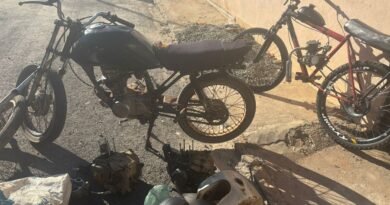 PM desarticula esquema de adulteração de motos furtadas em Campestre moto, bicicleta motorizada e motores adulterados