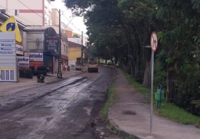 Pavimentação da Avenida Santo Antônio será retomada nesta quinta-feira pavimentação na Avenida Santo Antônio