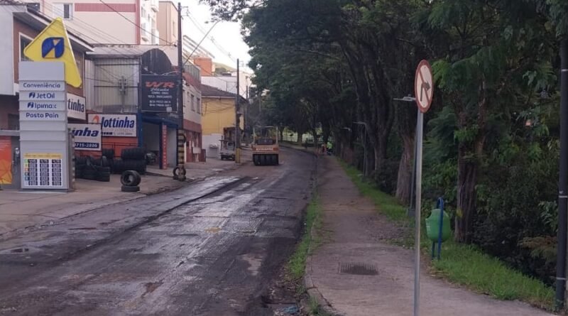 Pavimentação da Avenida Santo Antônio será retomada nesta quinta-feira pavimentação na Avenida Santo Antônio