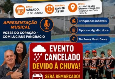 Chega Junto é adiado devido à chuva Chega Junto é adiado devido à chuva