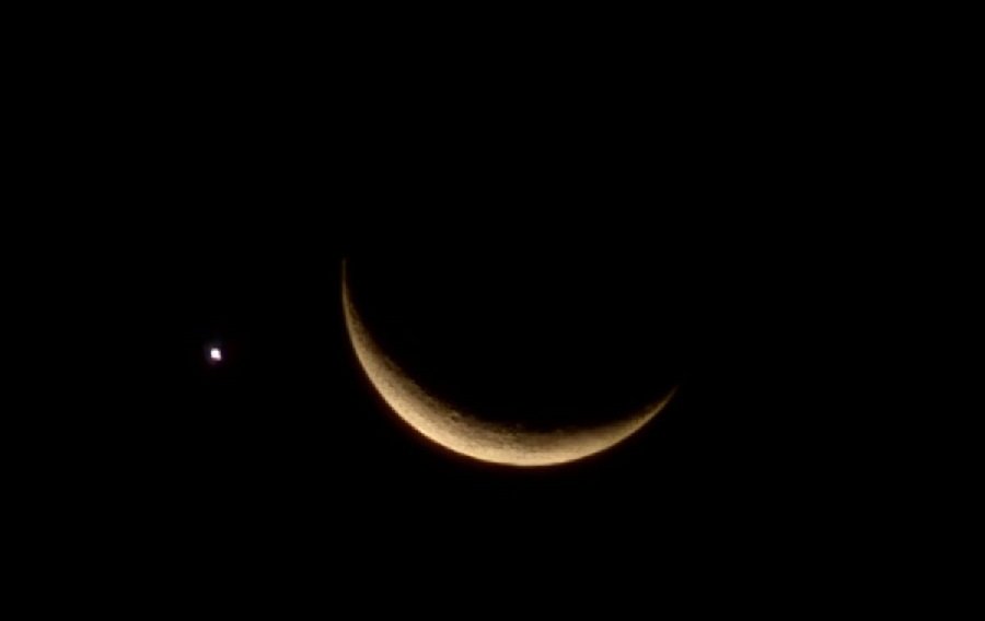 conjunção da lua com venus