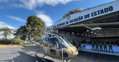 PMMG inaugura hangar oficial da 6ª BRAvE em Poços de Caldas helicoptero pégasus da PMMG