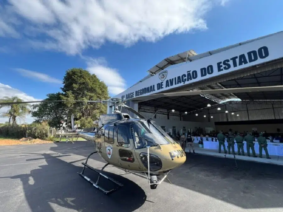helicoptero pégasus da PMMG