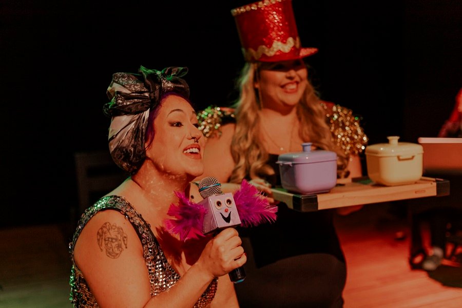 atrizes da mostra de teatro Larissa Garcia