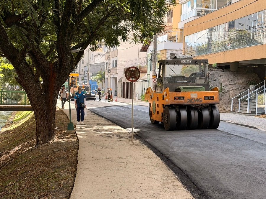 pavimentação avenida Santo Antônio