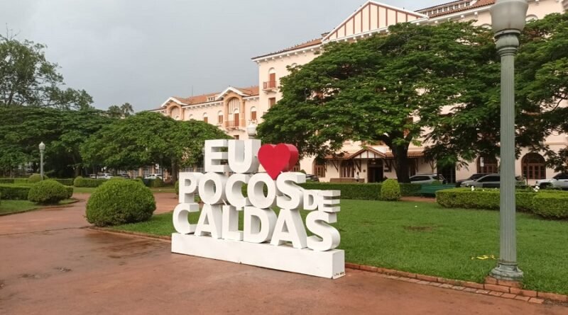 Previsão do tempo em Poços de Caldas-MG praça pedro sanches poços de caldas