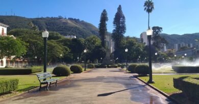 Previsão do tempo em Poços de Caldas-MG praça pedro sanches