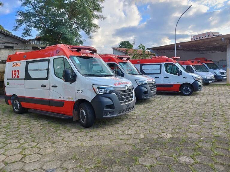 ambulâncias do samu Poços de Caldas