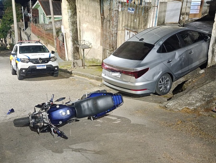 moto envolvida em perseguição policial